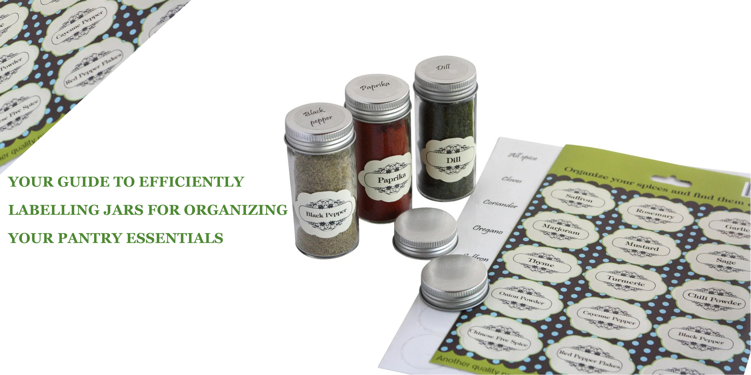 Your Guide to Efficiently Labelling Jars For Organizing Your Pantry Essentials