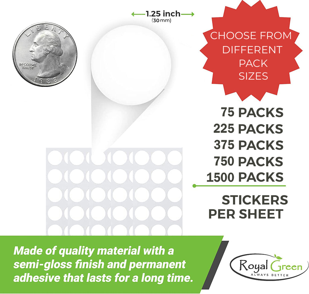 2304 PCS Round Dot Stickers,0.8 Inch Color Coding Labels 2304 PCS Round Dot Stickers,0.8 Inch Color Coding Labels