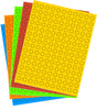 Colored Labels 1/2" 13mm White Printing Sticker Sheets Value Pack