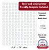 Colored Labels 1/2" 13mm White Printing Sticker Sheets Value Pack