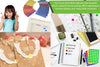 Dot stickers 11/16 inch Pastel colors 17mm