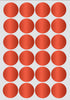 Dot stickers 1 inch Metallic colors 25mm