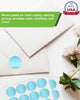 Dot stickers 1 inch Metallic colors 25mm