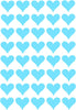 Royal Green Heart Shaped Stickers 3/4 inch Valentine's Stickers for Party Favors, Goodie Bags and Gift Boxes 19mm (Copy)