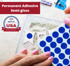 Dot stickers 3/4 inch Neon colors 19mm