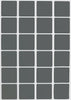 Square Stickers 1 x 1 inch Classic Colors 25mm x 25mm