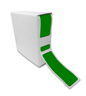 Rectangular Stickers 3x1 inch Label Roll Dispenser Box (75mm x 25mm)