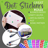 Color coding labels dot stickers 0.375 inch Rolls (10mm)