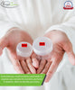 Rectangular Printing Sticker 0.75 x 0.50 Inch Red Label Sheets
