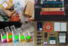 Square Stickers 1 x 1 inch Classic Colors 25mm x 25mm