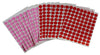 Dot Stickers ½” Red & Pink Color Coding Labels 13mm