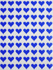 Color Heart Stickers 1/2" inch 13mm