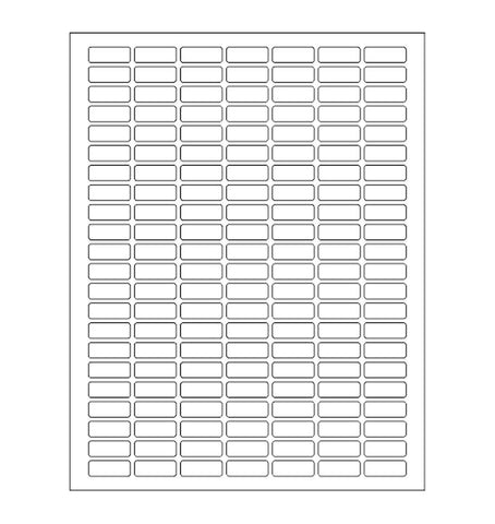Value Pack Color Coding 1 x 0.375 Inch White Rectangular Labels