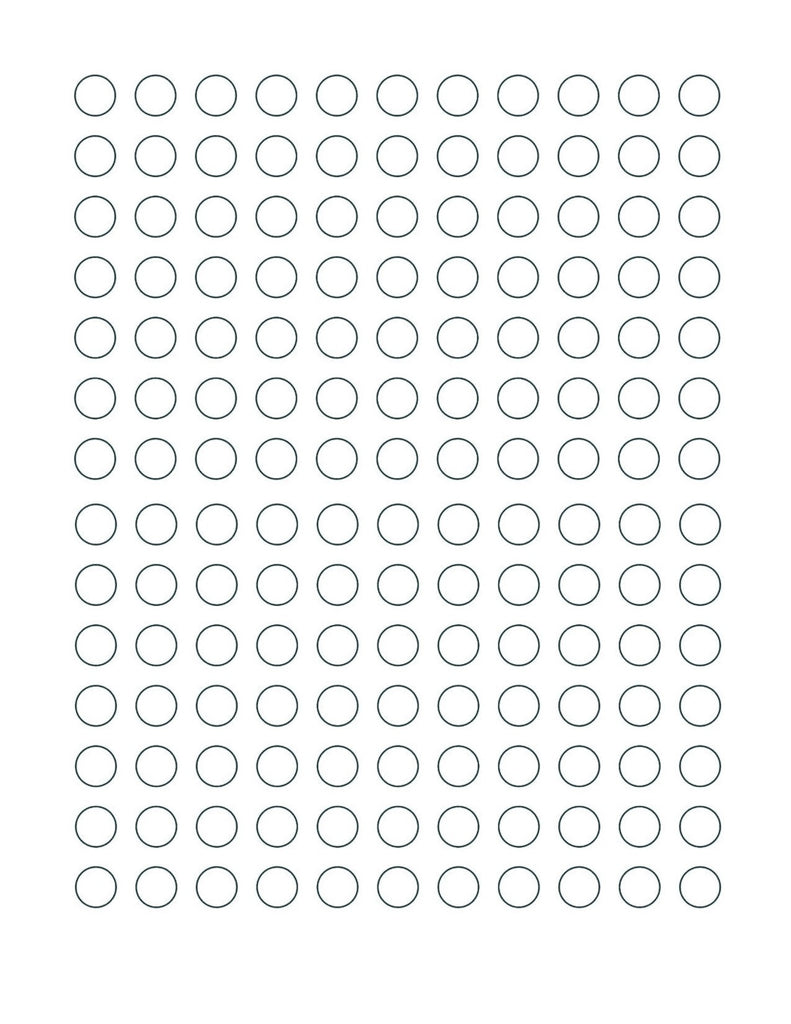 thumbnail image 2 of Inkjet Printer 360 Matte White 2.5" Circle Labels - Printable Sticker Sheets For Inkjet/Laser Printers (30 Sheets) Sticker Sheets For Printing 2 of 11