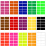 Rectangular Stickers 2 inch x 1.2 inch Color Coding Labels 50 mm x 31 mm