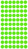 Dot stickers ~ 5/8 inch Neon colors 15mm