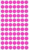 Dot stickers ~ 5/8 inch Neon colors 15mm