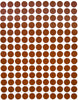 Dot stickers 3/8 inch classic colors 10mm