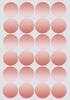 Dot stickers 1 inch Metallic colors 25mm