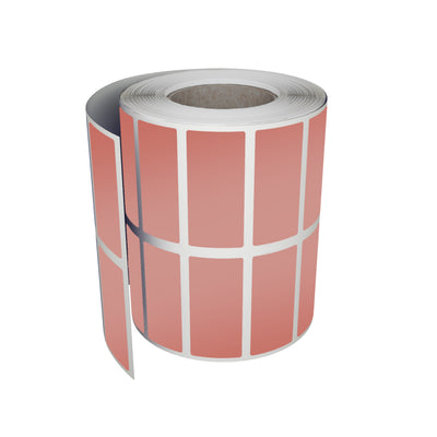 Rectangular Stickers 25mm x 10mm Metallic Label Roll