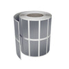 Rectangular Stickers 25mm x 10mm Metallic Label Roll