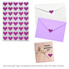 Valentines Day 3/4 Inch Glitter Heart Stickers 19mm