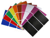 Rectangular stickers 4 x 2 inch Combo colors 102mm x 51mm