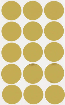 Dot stickers 1.25 inch Metallic Colors 30mm
