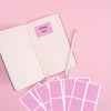 Rectangular Stickers 3 x 2 inch Pastel Colors 7.5 cm x 5 cm