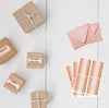 Rectangular stickers 3 x 2 inch Metallic colors 7.5 cm x 5 cm