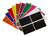 Rectangular stickers 3 x 2 inch Combo colors 7.5 cm x 5 cm