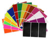Rectangular stickers 4 x 2 inch Combo colors 102mm x 51mm