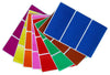 Rectangular stickers 4 x 2 inch Combo colors 102mm x 51mm
