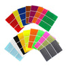 Rectangular stickers 4 x 2 inch Combo colors 102mm x 51mm