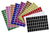 Rectangular stickers 1 x 0.625 inch Combo colors 25.5mm x 16mm