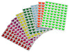 Valentines Day Heart Shape 1/2" Combo Colors Stickers 13mm