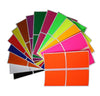 Rectangular stickers 3 x 2 inch Combo colors 7.5 cm x 5 cm