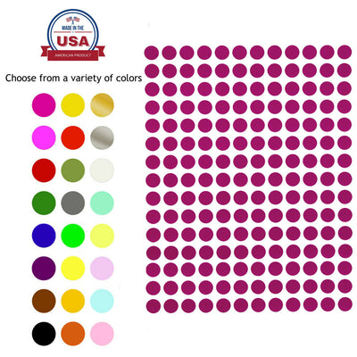 Dots Stickers ~ 8mm ¼ Inch