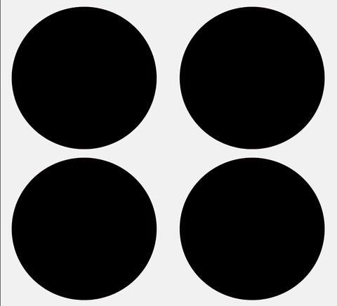 Dot stickers 3 inch classic colors 75mm