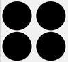 Dot stickers 3 inch classic colors 75mm