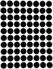 Dot stickers ½ inch classic colors 13mm