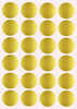 Dot stickers 1 inch Metallic colors 25mm