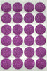 Glitter Sticker 1 inch Dot Labels 25mm