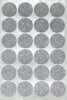 Glitter Sticker 1 inch Dot Labels 25mm