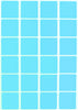 Square Stickers 1 x 1 inch Classic Colors 25mm x 25mm