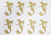 Mermaid Glitter Stickers 2 Inch For Party Supplies, Envelopes and Invitation Seals