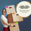 Rectangular stickers 4 x 2 inch classic colors 102mm x 51mm