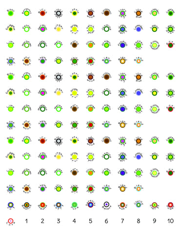 Essential Oil Bottle Labels Printed Round Stickers