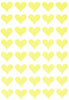 Heart Stickers Labels 3/4 inch 19mm Combo