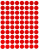 Dot stickers ½ inch classic colors 13mm